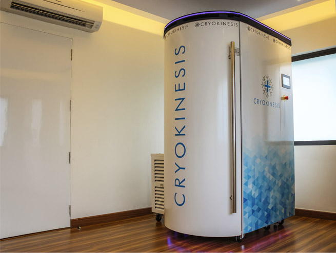 Cryokinesis whole body cryotherapy chamber
